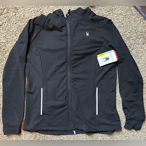 Spyder XL women’s Black Zip-Up Jacket NWT’s